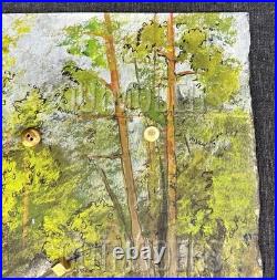 Through the Stones Creek Tree Song Painting by Apaydinli Contemp. Expressionism
