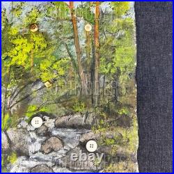 Through the Stones Creek Tree Song Painting by Apaydinli Contemp. Expressionism