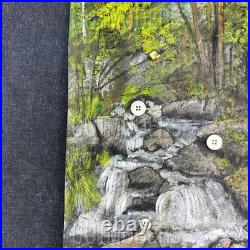 Through the Stones Creek Tree Song Painting by Apaydinli Contemp. Expressionism
