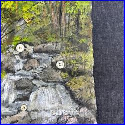 Through the Stones Creek Tree Song Painting by Apaydinli Contemp. Expressionism