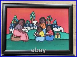 Two Indigenous Folk Art Paintings By Francisca Huezo (El Salvador) $50 Each