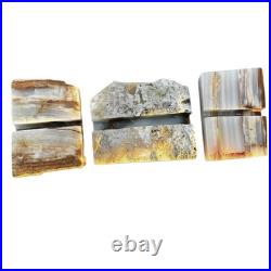 VTG Native American Indian Chief Painting Onyx Set Signed Southwestern Folk Art