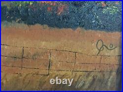 VTG OIL Painting 20 X 24 Hunter & Haven Rosemary Yeager 1966 WithFrame FOLK ART