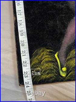 VTG Oil Painting On Velvet Jesters Mexican Folk Art MCM Fluorescent Signed RIGO VTG Oil Painting On Velvet Jesters Mexican Folk Art MCM Fluorescent Signed RIGO