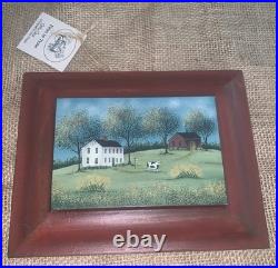 VTG Original Landscape'Only Cow' House MA Artist Sue Nagle 7.25T 9W #3of3