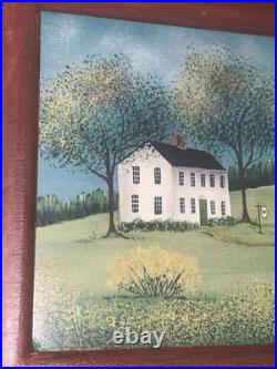 VTG Original Landscape'Only Cow' House MA Artist Sue Nagle 7.25T 9W #3of3