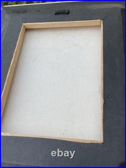 Vibrant Women Harvesting Fruit Haitian Artwork Framed 60s By Vertus Romuald 8x10