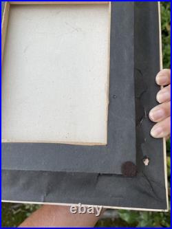 Vibrant Women Harvesting Fruit Haitian Artwork Framed 60s By Vertus Romuald 8x10