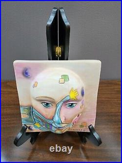 Vintage Alexander Flores Signed OOAK 3D Colorful Painted 7x7 Folk Art Mask 1/1