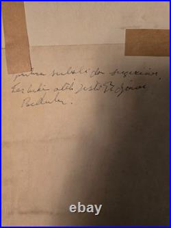 Vintage Balinese Ubud Batuan Indonesian Folk Painting of Hindu Drama Art