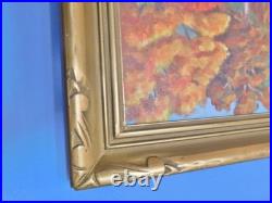 Vintage Carved Gilt Corner Newcomb Macklin style frame fits 16 x 20 painting