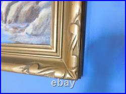 Vintage Carved Gilt Corner Newcomb Macklin style frame fits 16 x 20 painting