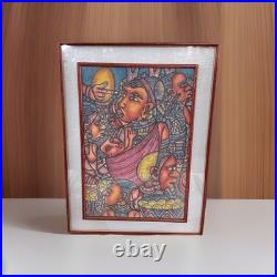 Vintage Collectible Original Painting Signed by John B. Mainga 1954-2000 Framed