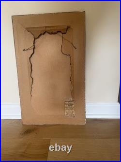 Vintage Favrange Valcin Haiti Art Painting Framed Signed Original. Cock Fight