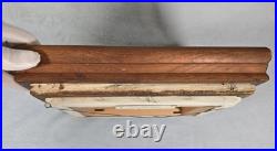 Vintage Folk Art Oil Painting Signed R Lyuins Church Landscape 8x10 Original