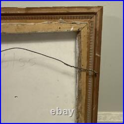 Vintage Haitian Folk Art Painting M. E. Canneus 1960s Tap Tap Bus Market Scene