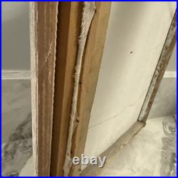 Vintage Haitian Folk Art Painting M. E. Canneus 1960s Tap Tap Bus Market Scene