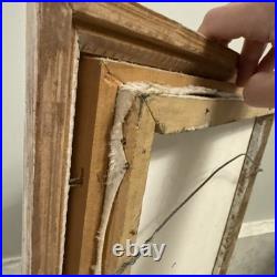 Vintage Haitian Folk Art Painting M. E. Canneus 1960s Tap Tap Bus Market Scene