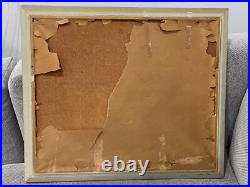 Vintage Norway Elida Jorde Kristiansen Signed Oil Painting Mountain Landscape