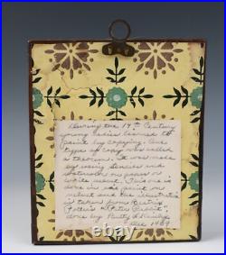 Vintage Theorem Painting by Betty Kinley Oil on Velvet Beatrix Potter Folk Art