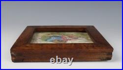 Vintage Theorem Painting by Betty Kinley Oil on Velvet Beatrix Potter Folk Art