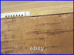 Vintage carved and painted wood painting panel framed Balinese dimensional