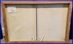 Vintage folk art household surrealism Signed By The Artist Randall Raley 1981