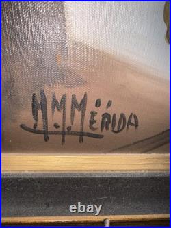 Vintage original Manuel Munoz Merida