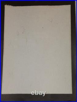 Vtg 9x12 Old Grist Mill Folk Art Countrysid Rustic Oil Painting Signed M. Slane