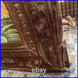 Vtg Suasa Lg Painting Ubid Bali Folk Art Master Tropical Farm Mountain READ 40