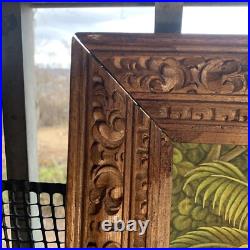 Vtg Suasa Lg Painting Ubid Bali Tropical Farm Mountain READ 40LOCAL PICKUP ONLY