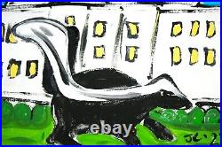 White House Biden Skunk Outsider Political Folk Art Jr Charlie Fast Only Trumper