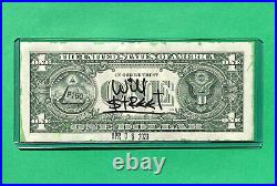 Will $treet painting on Dollar / Hulk Money art banksy marvel tenner faile pop