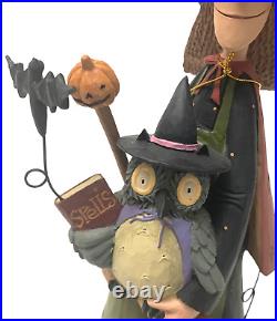 Williraye Studio Halloween Happy OWLoween Witch WW6154 2010