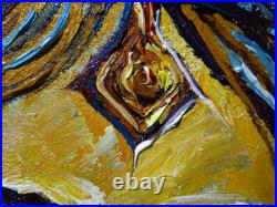 Woman Portrait Oil? Painting Girl? Realism Art? Signed Vintage Original Realist? Pop