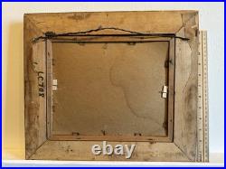 Wonderful Folk Art Country Farmstead Showing Harmony Rich Colors Beautiful Frame